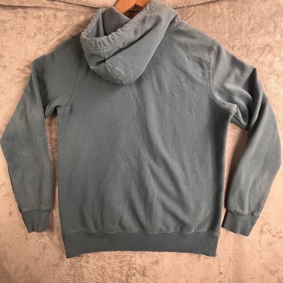 North Face Hoodie Men's Medium Blue Pullover Sweatshirt Outdoor Hiking Workout - Picture 10 of 12